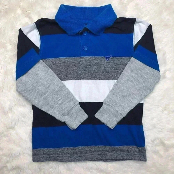 Wrangler Long Sleeved Polo Shirt Size 3T - Picture 1 of 16